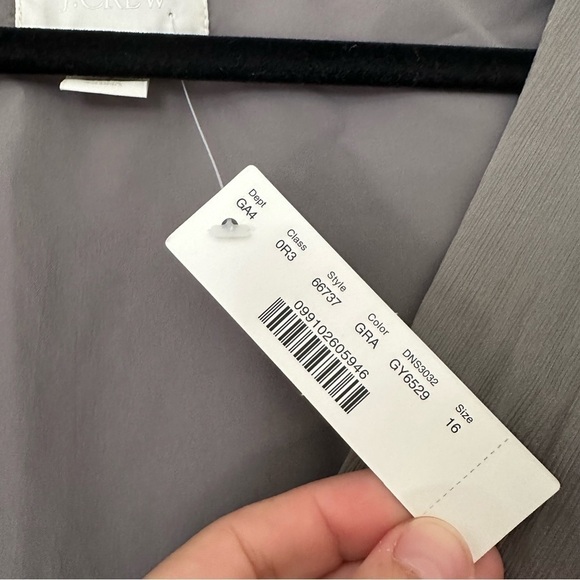 J. Crew Mirabelle Dress In Silk Chiffon NEW - Picture 8 of 9